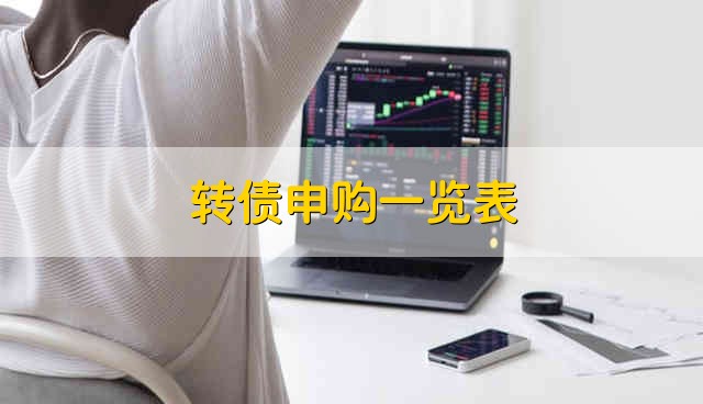 转债申购一览表 可转债申购有哪些