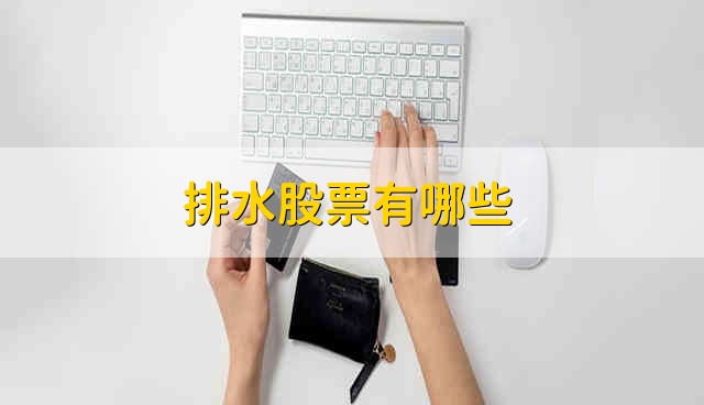 排水股票有哪些 排水股票资金流向介绍