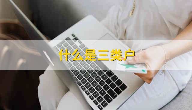 什么是三类户 三类户是什么