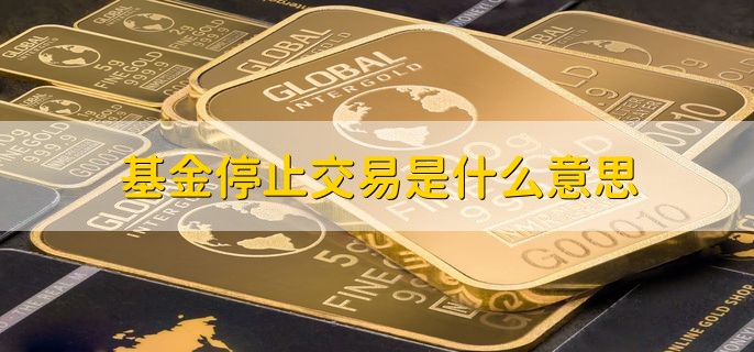 基金停止交易是什么意思，暂停基金的有关业务