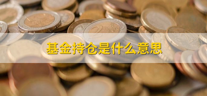 基金持仓是什么意思，用户持有的基金份额