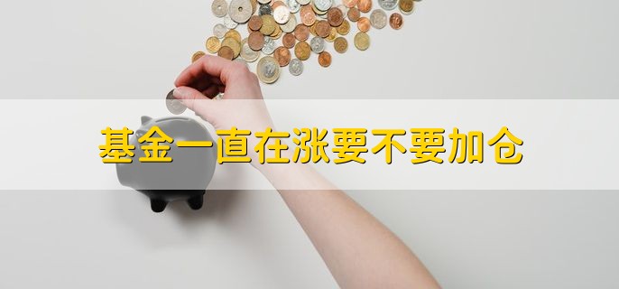 基金一直在涨要不要加仓，尽量不要