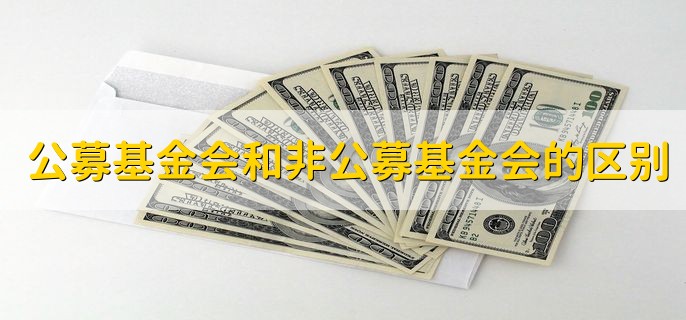 公募基金会和非公募基金会的区别，分以下两点