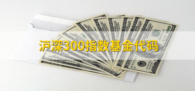 沪深300指数基金代码，是510300