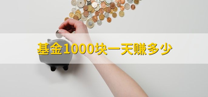 基金1000块一天赚多少，要看购买的基金品种