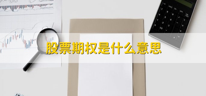 股票期权是什么意思，标的资产为股票的期权
