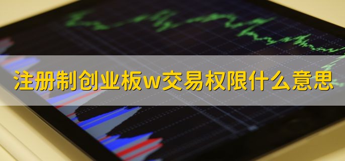 注册制创业板w交易权限什么意思，发行人具有表决权差异安排