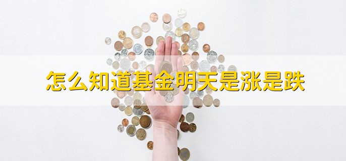 怎么知道基金明天是涨是跌，分以下两点