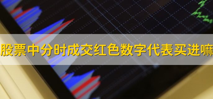 股票中分时成交红色数字代表买进嘛，是的