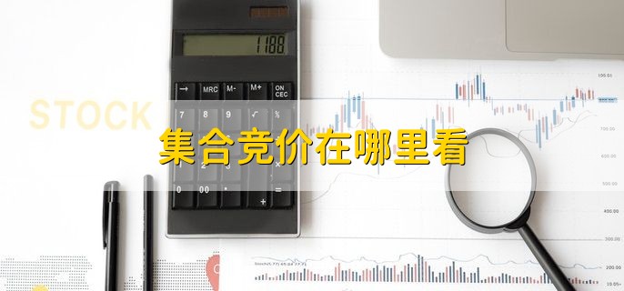 集合竞价在哪里看，有以下五步