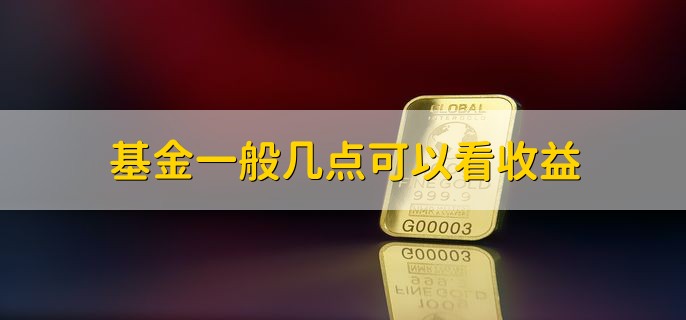 基金一般几点可以看收益，基金周末有收益吗